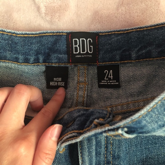 BDG Urban Outfitters Blue Mom High-Rise Shorts - Picture 2 of 4